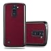 Produktbild Cadorabo Hülle für LG K8 2016 - Hülle in Wooden Rot – Hardcase Handyhülle in Vintage Holz Optik - Schutzhülle Bumper Back Case Cover