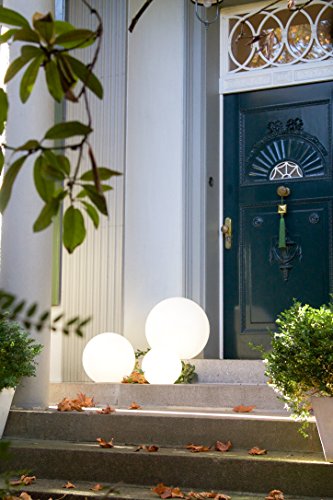 8 seasons design | LED Dekoleuchte Kugel Shining Globe (Ø 30 cm, matt, dimmbar, Farbwechsel, 15-farbig, Innen- & Außenbeleuchtung) weiß - 3