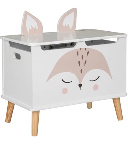 Qaba 2-en-1 Coffre A Jouets En Bois Banc De Rangement Pour Enfants ... - Brick