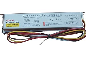 FZLFTWSY TEPRO RL1-800-100 220-240V 40-100W Lámpara Germicida Balastos Electrónicos para Lámpara UV GPH436T5HO GPH846T5HO GPH893T5HO GHO36T5 TUV75WHO TL100W