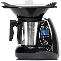 Cecotec Robot de Cuisine Multifonctions IronMix. Capacité de 3.3 L, Températures jusqu'à 120 ºC, 12 Vitesses + Turbo, Programmable jusqu'à 60 min, Inclus : Livre de recettes , 1500 W.