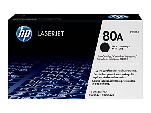 HP - Hewlett Packard LaserJet Pro 400 M 401 dne (80A / CF 280 A) - original - Toner schwarz - 2.700 Seiten