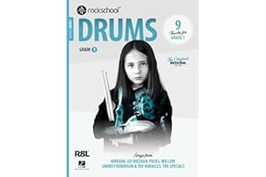 Rockschool Drums Grade 1 (2024)| Beginner Drum Sheet Music with Online Audio | Percussion Method Book for Students and Teachers | Drum Songbook with Rock, Pop, and Contemporary Styles |Exam Prep Book