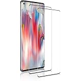 Screen Protector for OnePlus 11, 2 Pack Tempered Glass Curved Full Coverage, Anti-Scratch, Touch Sensitive, Ultra HD Saver Sh