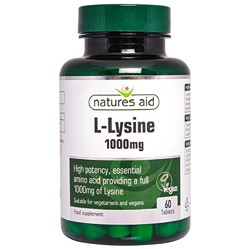 Natures aide L-lysine 1000 mg, 60 comprimés