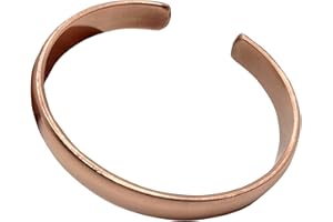 Wonder Care Pulsera de cobre puro para mujeres y hombres Cobre Kada para hombres Banda magnética de cobre con estuche de terciopelo y caja de regalo