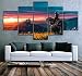 Produktbild JSBVM Segeltuch Malerei Haus Dekoration 5 Stücke HD-Druck Witcher 3 Wild Hunt Spiel Bilder der Wandkunst Modular Poster Für Wohnzimmer,A,30×40×2+30×60×2+30×80×1