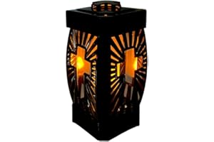 ‎FÜNDIG Grab Laterne FISO Kreuz - Grablicht - Friedhofslampe - Kerzenlicht - Friedhofslaterne - Grablicht-Gestaltung - Gedenkbeleuchtung