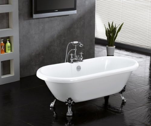Freestanding 1500mm Corrolla Bath Including Chrome Effect Feet