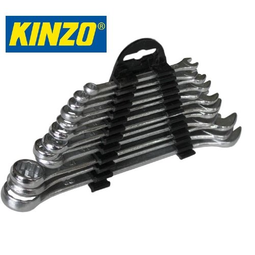 12er Set 6-22 Maul Ringschlüssel Ring Maulschlüssel Werkzeug Set Gabelschlüssel - 2
