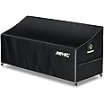 AWNIC Garden Bench Cover Love Seat Cover for Love Seat 3 Seater Garden Bench Waterproof Tear Resistant 420D Oxford 175x85x65/90cm Black/Green