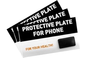 LAMARE - Plaques Adhésives de Shungite - Réduction du Stress Électromagnétique - Amélioration du Bien-Être - Neutralisation des Énergies - Application Facile - 1 Unité (Rectangulaire, Pack 3)