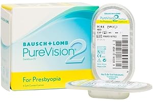 BAUSCH + LOMB - PureVision®2 For Presbyopia - Lentes de contacto de reemplazo mensual para Presbicia