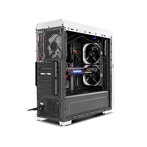 Nox NXHUMMERZSZ - Caja de Ordenador  Midi-Tower  1x 120 mm  ABS Synthetik  SPCC  ATX   Color Blanco