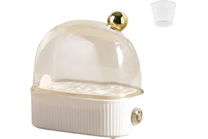 GERRIT Small Egg Cooker,Egg Steamer,2 Egg Capacity Electric Egg Cooker for Hard Boiled Eggs for Quick Egg Cooking, Perfect for Dormitory, Household (White)
