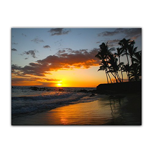 SENSATIONSPREIS Bilderdepot24 Leinwandbild mit SOMMER RABATT „Makena beach – Hawaii USA“ – 60 x 50 cm – eigene Herstellung, faire Produktion in Deutschland - 2