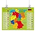 Produktbild nikima Kinder Lernposter Deutschland A1/A2/A3 Größe DIN A3-420 x 297 mm