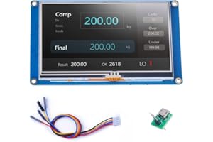 Digitalkey Nextion NX4827T043 Pantalla de 4.3 pulgadas HMI Inteligente Smart USART UART Serial Módulo Panel táctil TFT LCD para kit Raspberry Pi y Arduino