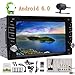 Produktbild Eincar Quad-Core-Android 6.0 Auto-Stereo GPS Navigation Doppel-DIN-6.2 '' Touch-Screen-Auto-DVD-Spieler in der Schlag-Head Unit Radio Receiver Unterstützung WiFi / OBD2 / Bluetooth 4.0 / Mirrorlink + Rückfahrkamera für Parkplatz