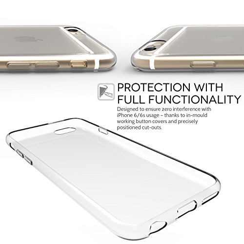 Yousave Accessories iPhone 6 / 6S Case [0.5mm] Ultra Slim & Lightweight Crystal Clear Protective Cover [Precision Fit]