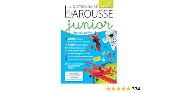Le Dictionnaire Larousse Junior Ce Cm Amazon De Collectif Larousse Fremdsprachige Bucher