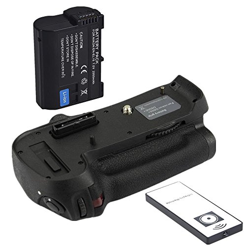 Lot de batterie grip pour Nikon D800  D800E D810  Digital SLR Camera comme MB-D12    T  l  commande IR   EN-EL15  Batterie
