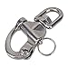 Produktbild Hrph 87mm Edelstahl-Schwenker-Verschluss-Fessel Eyelet Shackles mit D-Ring-Marine Boat Rigging Hardware