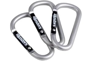 MASTERS GOLF CARABINER CLIPS FOR TOWELS OR ACCESSORIES.