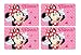 Produktbild 4X Tischset Tischunterlagen Tisch Matten Platzdeckchen Essunterlage Platzset/Malunterlage Knetunterlage Bastelunterlage Kunststoff Minnie Mouse 42 x 28 cm (Minnie 01)