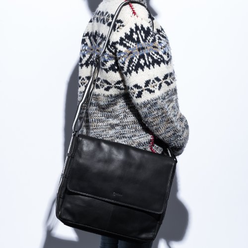 BACCINI Messenger bag ROBERTO – Umhängetasche groß fit für 14″, iPad mit Extra-Abtrennung- Laptoptasche – echt Leder - 7