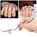 BQAN Nail Art Drawing Pen Nail Art Brush Nail Dotting Nib Pink Rhinestone Nail Decoration Pointing Painting Pen Nail Art Tool Set