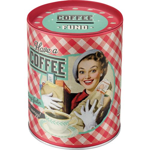 Nostalgic-Art 31007 Say it 50's Have A Coffee, Spardosen