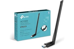 TP-Link Archer T3U Plus Chiavetta WiFi AC1300Mbps, Alto Guadagno, Wireless Dual Band, Adattatore USB, Antenna WiFi Usb per PC, MU-MIMO, Beamforming, WPA3, Windows 11/10/8.1/8/7/XP, Mac OS