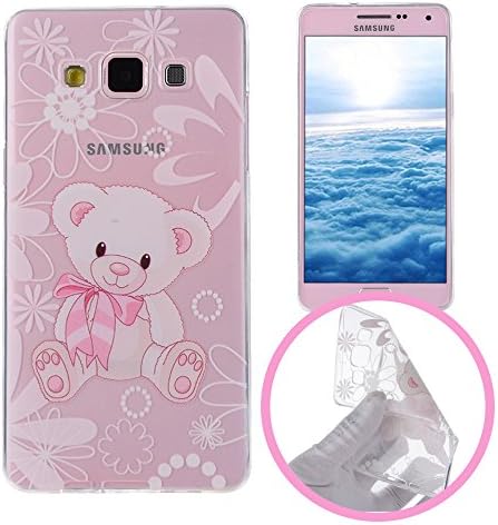 Silingsan Silicone Case for Samsung Galaxy A3 2015 SM-A300F TPU Rubber Gel Cover Ultra Slim Thin Phone Skin Soft Flexible Shell Anti-Scratch Anti-Shock Protective Bumper - Toy Bear