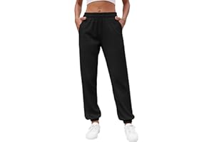 heekpek Pantaloni Sportivi Donna Estivi Larghi Leggeri Pantaloni della Tuta da Donna Vita Alta Casual Pantaloni Jogger Donna con Tasche