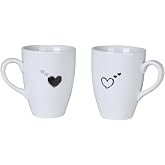 K&uuml;tahya Porcelain Pretty 2 Piece Mug Glass