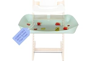 CATCHY Highchair Food Catcher | Compatible with Stokke Tripp Trapp Highchair & 11 Other Brands | Easy Wipe Clean | Baby & Toddler Food & Mess Catcher | Keep Floors Clean | Mealtime Feeding Essential