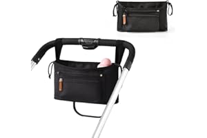 JYNVO Hamac Poussette, L'Accessoire Poussette, L'Organisateur Poussette Pour Couches Et Jouets, S'Adapte À Tous Les Modèles Buggy