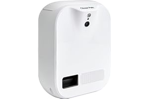 Closer Pets TreatView Pet Indoor Security Camera with Phone App (iOS/Android Compatible), with Night Vision and Built-In Treat Dispenser