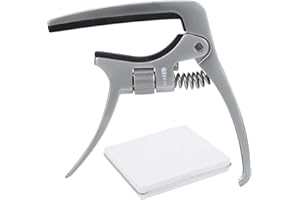 ‎DILWE Dilwe Gitarren-Kapo, Einhand-Gitarren-Capo mit verstellbarem Klemmschlüssel für akustische E-Gitarren, Ukulele