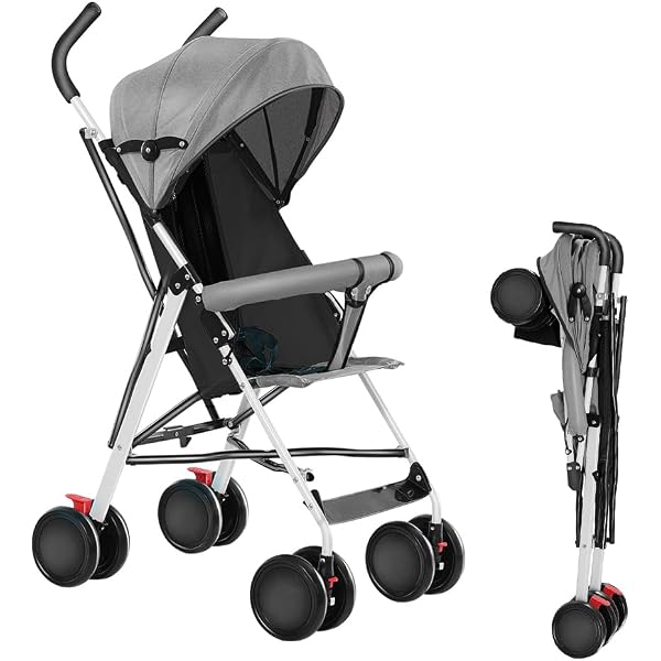 Poussette 3 En 1 Canne Trio - Pliable, Grandes Roues, Panier Spacieux - Jusqu'à 25kg