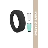 Mamastuff Koruyucu Silikon Altlık Taban - K&uuml;&ccedil;&uuml;k Boy - Siyah 6.5-7 Cm Stanley Aerolight Iceflow Uyumlu