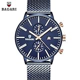 Easy Go Shopping Fashion Watch Herrenmode-Netzuhr (Color : 5)