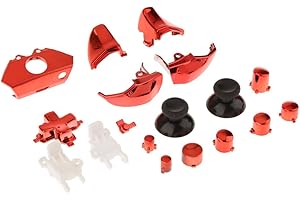 GÉNÉRIQUE Generic Ersatz Controller Tasten Kit für Microsoft Xbox One - Rot