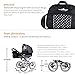 Bergsteiger Venedig Retro Combination Pram 3-in-1 System; car seat; (10-piece mega set; 8 colours)
