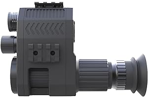 MEIVIYA Visión Nocturna Digital NK007Plus Gafas monoculares Negras de visión Nocturna for, cámara de, grabación de vídeo HD1080P con Led de 850nm/la-ser IR