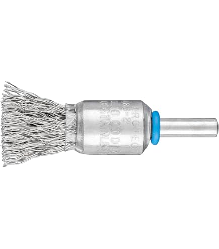 PFERD TOOLS Topfbürste ungezopft TBU, 75mm M14 Edelstahl-Draht-ø 0,30, 43469003 – für Winkelschleifer, Ungezopft; Besatzmaterial Inox 0,30 Mm