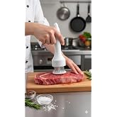 Pratik Et D&ouml;vme ve Yumuşatma Aparatı Paslanmaz &Ccedil;elik 20 İğneli Profesyonel Tenderizer 20 x 5
