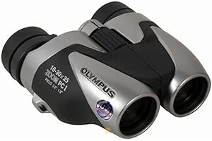 OM SYSTEM Olympus Lornetka 10-30x25 Zoom PC I Kompaktowa Lornetka z Potężnym Powiększeniem i Wielowarstwowymi Soczewkami