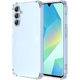 Samsung Galaxy A16 ile Uyumlu Kapak Kamera Korumalı Airbag Antishock K&ouml;şe Korumalı Şeffaf Silikon Kılıf